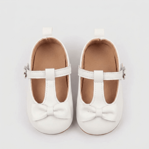 T - Strap Bow Mary Jane Baby Shoes - Betina Baby & Kids