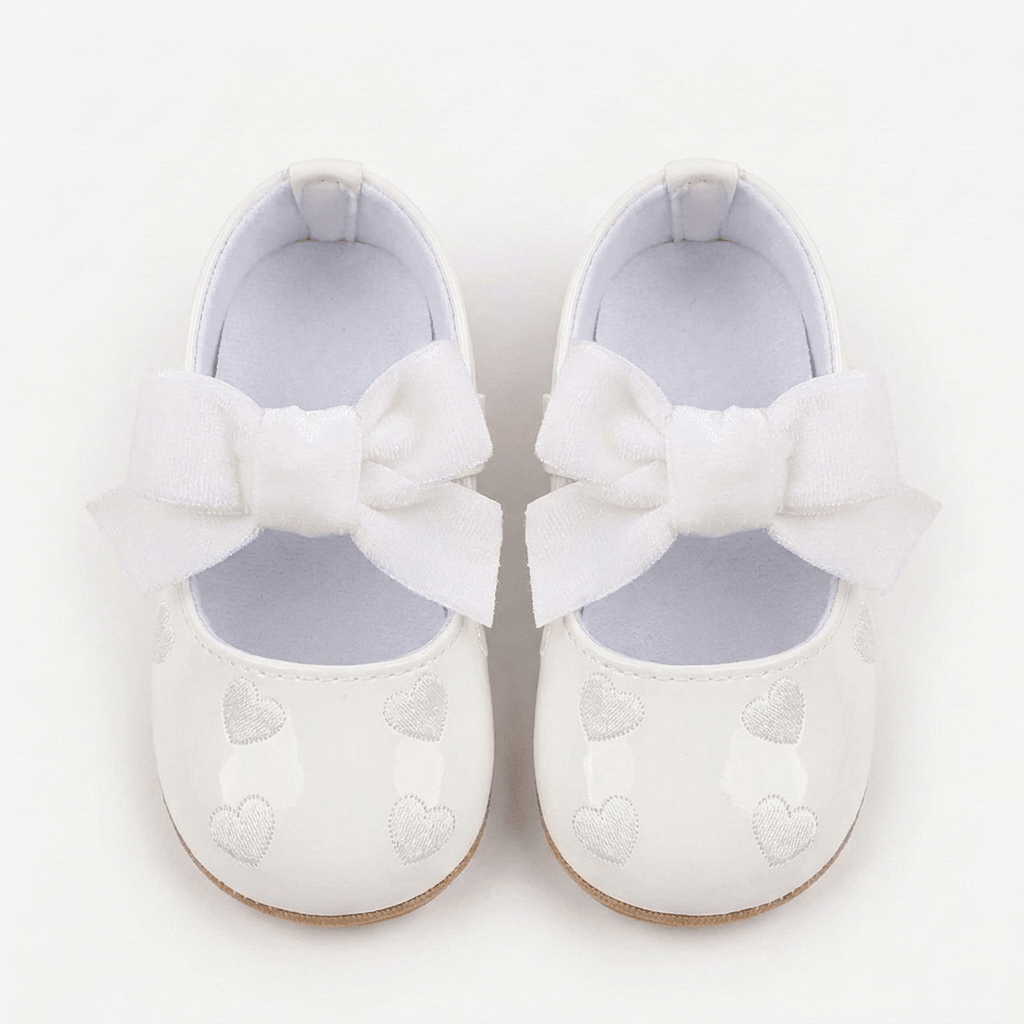 Velvet Bow Baby Shoes - Betina Baby & Kids