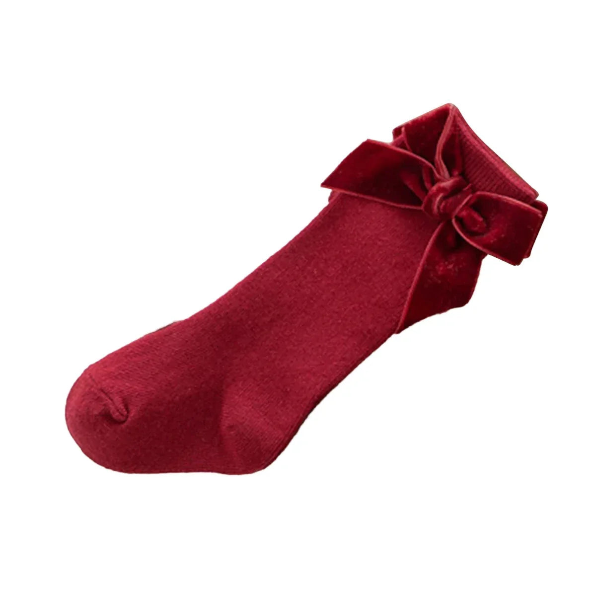 Velvet Bow Baby Socks - Betina Baby & Kids