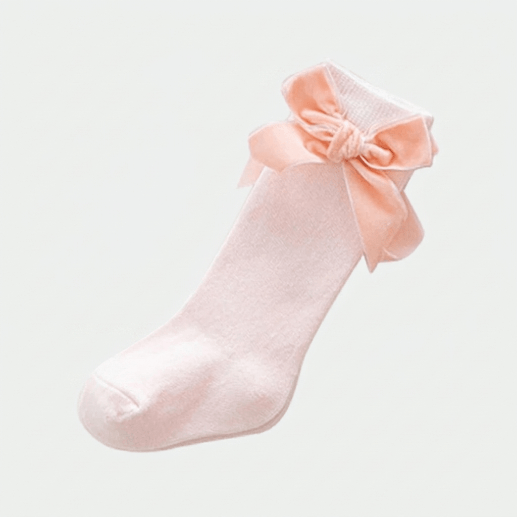 Velvet Bow Baby Socks - Betina Baby & Kids