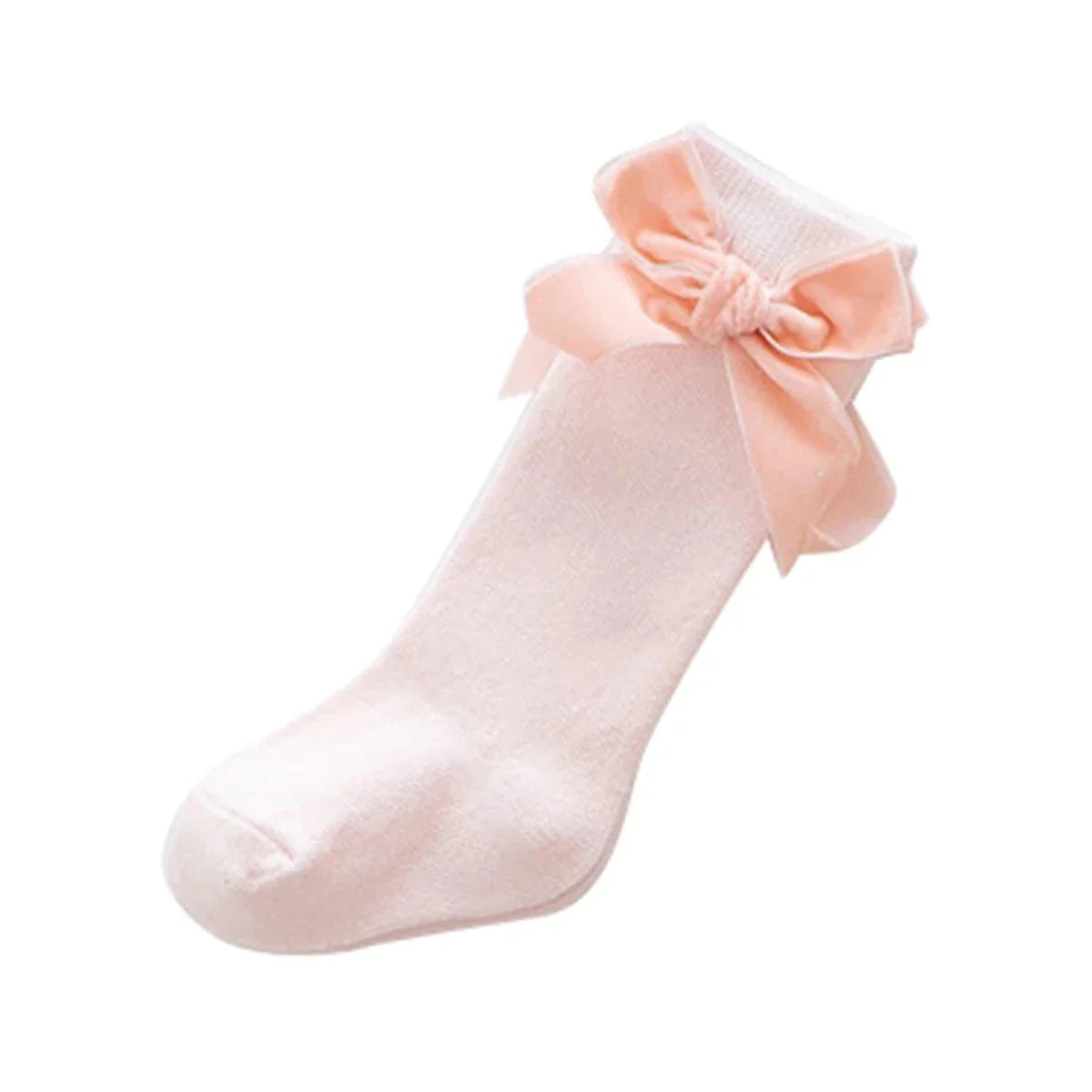 Velvet Bow Baby Socks - Betina Baby & Kids